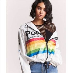 Drawstring Polaroid jacket by Forever 21